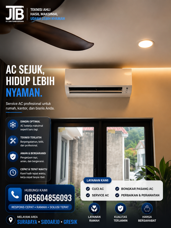 AC Mati Total, Cek Penyebab Sebelum Diservice