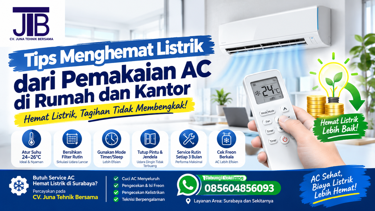 Hemat Listrik AC, Solusi Agar Tagihan Tidak Membengkak
