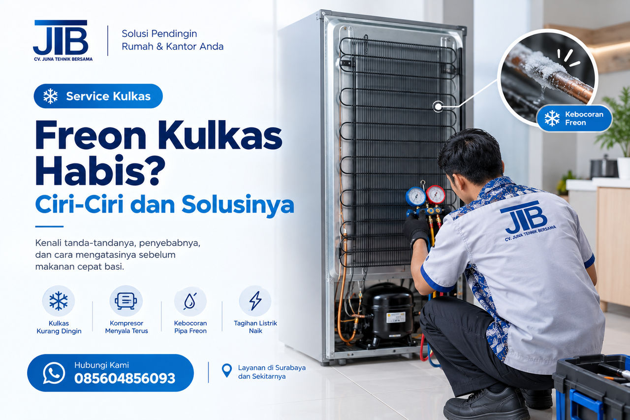Freon Kulkas Habis, Ciri-Ciri dan Solusinya